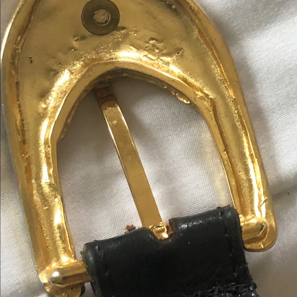 Giani Versace black and gold belt unisex - Picture 3 of 8